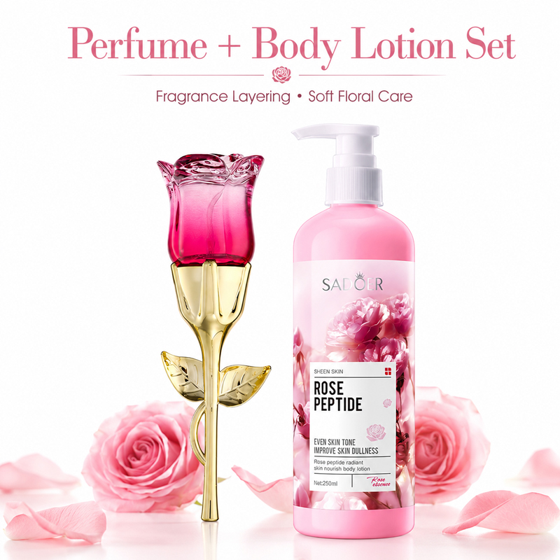 Perfume Fragrance Moisturizer - Ensemble de parfum et de lotion