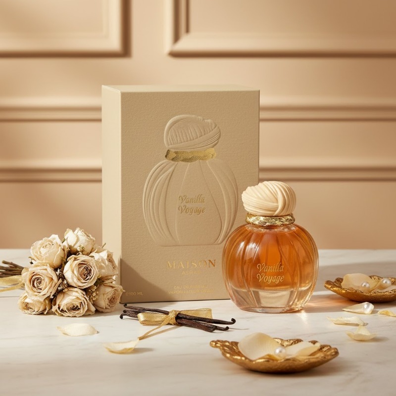 Vanilla Perfume Oil - Parfum unisexe Oriental doux, 100ml, parfum