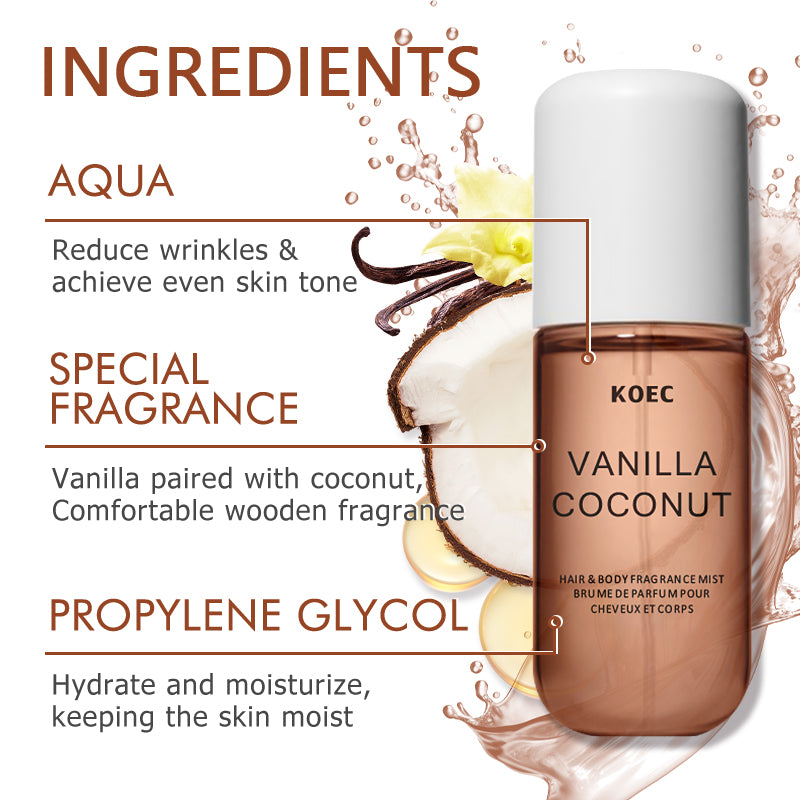 KOEC Brume Parfumée Vanille &  - Perfume Fragrance Moisturizer avis et prix
