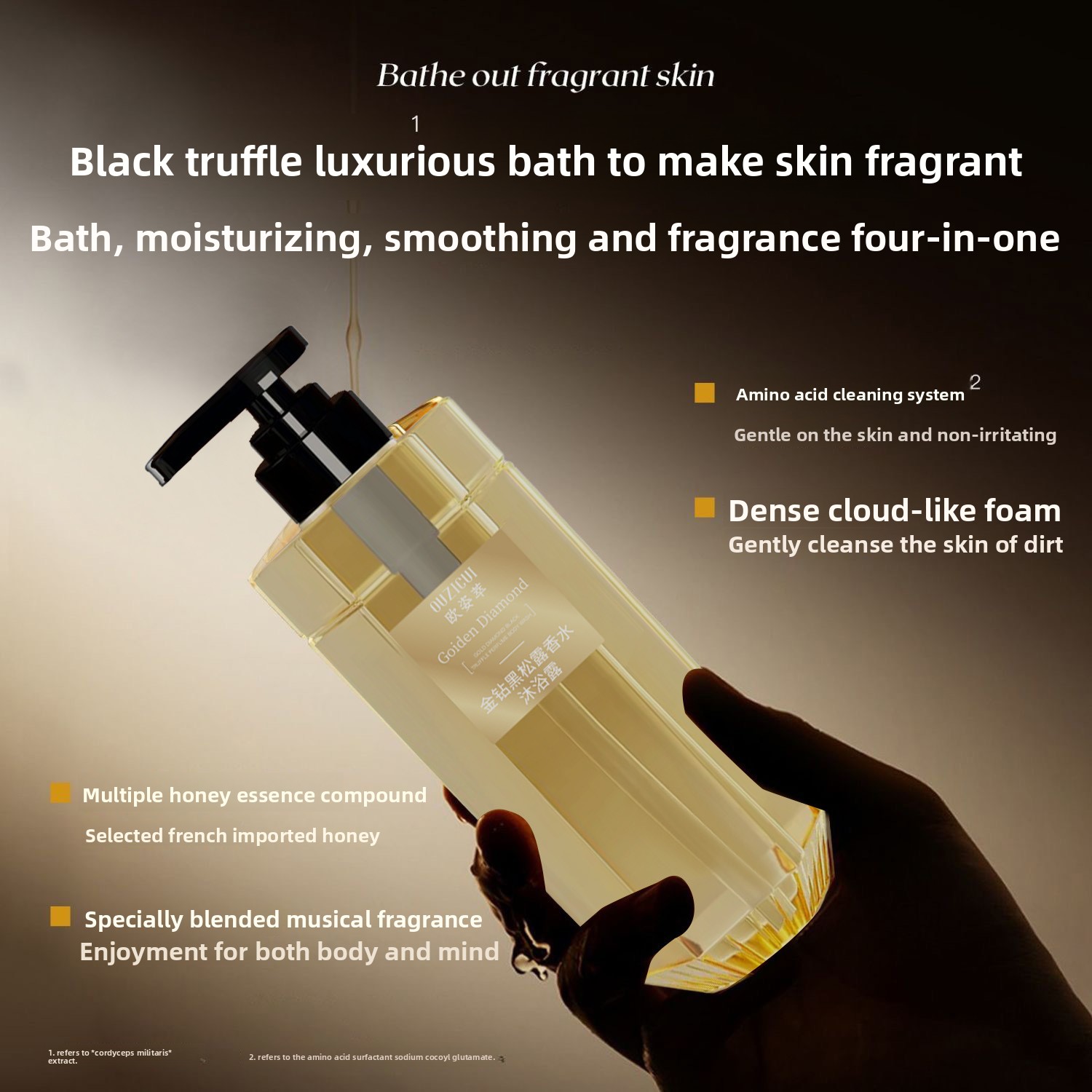 Gel douche Golden Diamond Blac - Perfume Fragrance Moisturizer avis et prix
