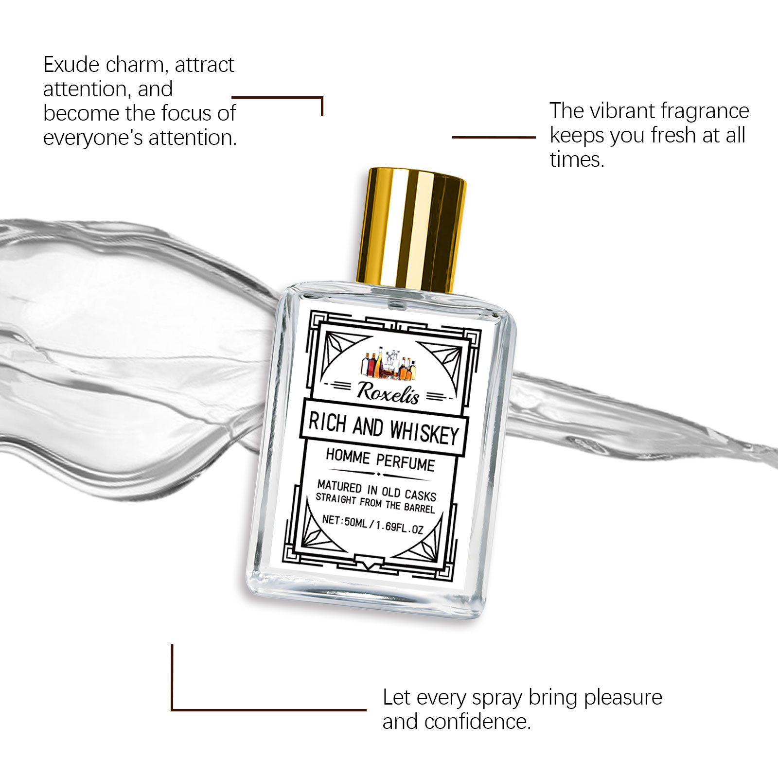 Roxelis 50ml Charm Whisky Parf - Perfume In Fragrance avis et prix